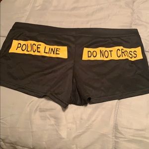 “Police line do not cross” spanks